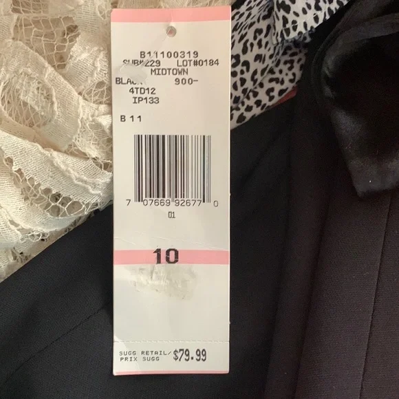 Woman’s evening or formal Jones Wear size 10 black sleeveless dress - Picture 9 of 9